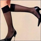 MEIA 3/4 COM LYCRA bege