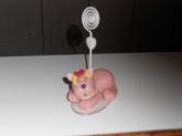 PORTA RECADOS CACHORRINHO ROSA